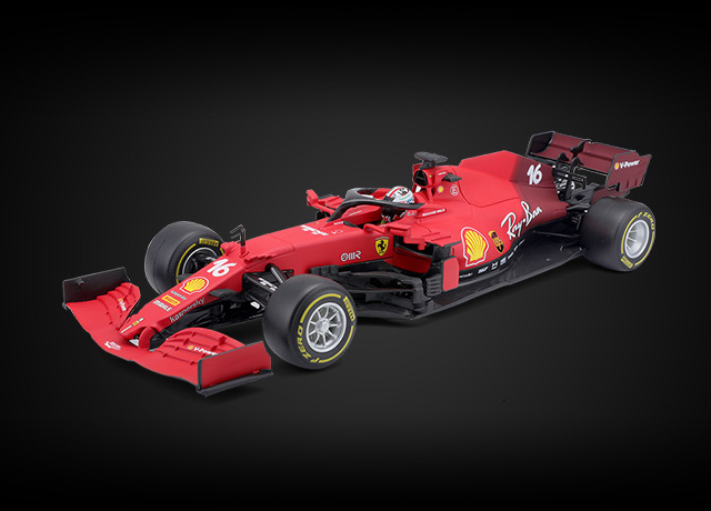 Ferrari - 2021 Formule 1 avec casque #Leclerc