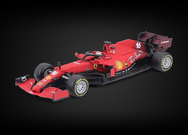 Ferrari - SF 2021 Formule 1 avec casque #Leclerc