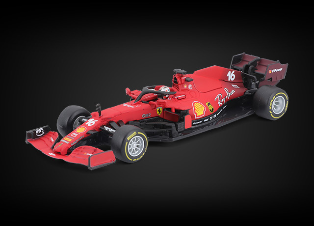 Ferrari - SF 2021 Formule 1 avec casque #Leclerc